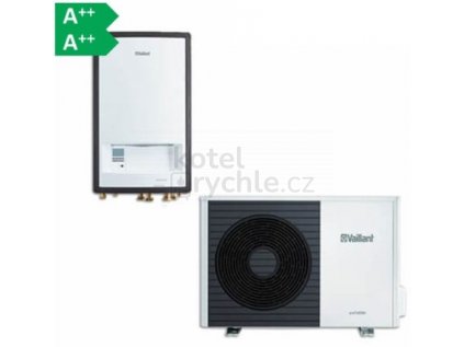 VAILLANT AROTHERM SPLIT SESTAVA VWL 75/5 230 V + VWL 77/5 IS tepelné čerpadlo, ekvitermická regulace, vzduch/voda