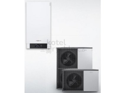 VIESSMANN VITOCAL 200-S AWB-E-AC 201.D10 tepelné čerpadlo 7,58kW, 400V, vzduch-voda, venkovní+vnitřní jednotka s průtokovým ohřevem