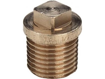 VIEGA 3290 zátka 3/4", vnější závit, voda/plyn, červený bronz