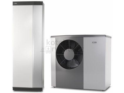 NIBE S2125-12 + VVM S320 tepelné čerpadlo 3,67kW, vzduch-voda, venkovní+vnitřní jednotka se zásobníkem