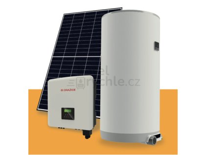 Set pro FVE Dražice - Sestava NZÚ light LXDC 2,28 kWp s ohřívačem LX ACDC 160 M