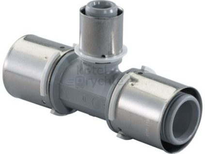 UPONOR MLC S-PRESS T-kus 40-32-32 redukovaný, s objímkou, lisovací, voda, PPSU