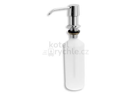 Dávkovač prostředku na mytí nádobí, objem 500 ml chrom