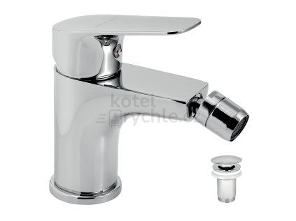 Bidetová baterie s výpustí Titania Pure, chrom