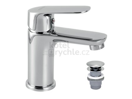 Umyvadlová baterie s výpusti Titania Cosmos chrom