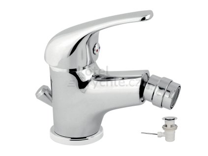 Bidetová baterie s výpustí Titania Iris chrom