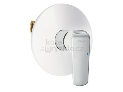 Sprchová baterie podomítková Nobless Tina bílá/chrom