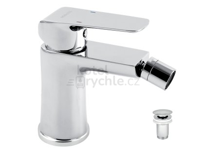Bidetová baterie s výpustí Nobless Tina chrom