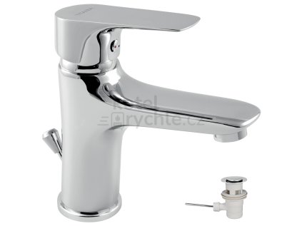 Umyvadlová baterie s výpustí Titania Nice chrom