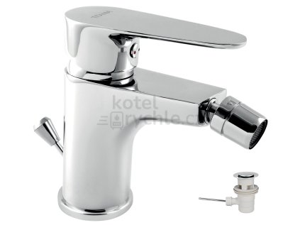 Bidetová baterie s výpustí Titania Smart chrom