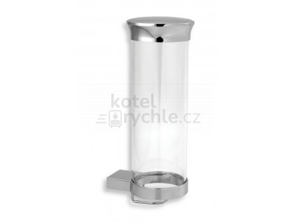 Zásobník na kosmetické tampony sklo Metalia 9 chrom 0972,0