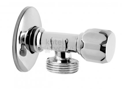 Rohový ventil s krytkou a kovovou pákou 1/2"x3/4" CF3002/20