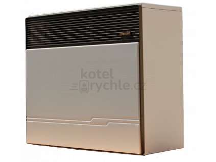 KARMA GAMAT 471 plynové topidlo 4,6kW, závěsné, odtah přes zeď, slonová kost