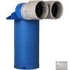 Box rozdělovací rohový plast 2x75/125