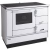 KVS MORAVIA VSP 9100-V sporák na tuhá paliva 10kW, s výměníkem a troubou, levý, bílá