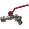 Kulový kohout M3/4"x1" zahradní, závitový, páka, voda, mosaz