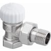 HEIMEIER V-EXACT II radiátorový ventil 3/8" závitový, termostatický, zkrácený rozměry, rohový