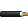 Silový kabel CYKY-J 3x1,5 pro pevné uložení, 50m, měděné jádro, černá