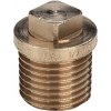 VIEGA 3290 zátka 3/4", vnější závit, voda/plyn, červený bronz