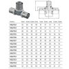 UPONOR MLC S-PRESS T-kus 25-16-16 redukovaný, s objímkou, lisovací, voda, PPSU
