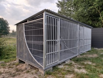 Pozinkovaný dvojkoterec 5x2m ANTRACIT