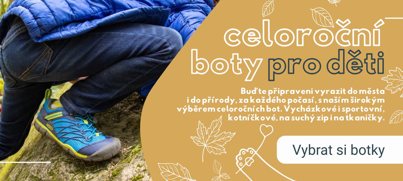 celoroční boty pro děti