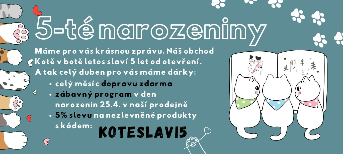 Oslavte s námi 5-té narozeny