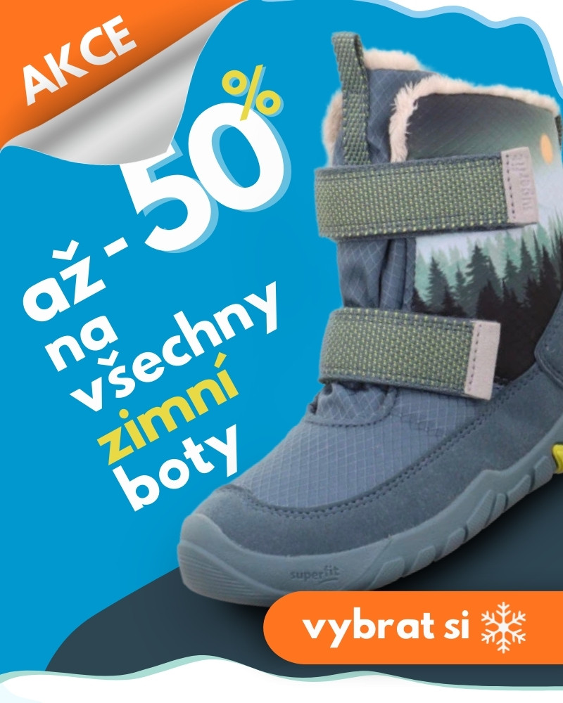 Sleva až 50 % na všechny zimní boty