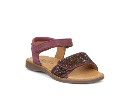 Sandálky Froddo Lore Sparkle G3150249-9 Bordeux