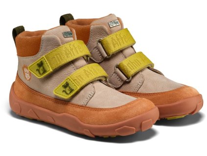 Celoroční bota Affenzahn Low Boot Leather Friendy Cat Beige