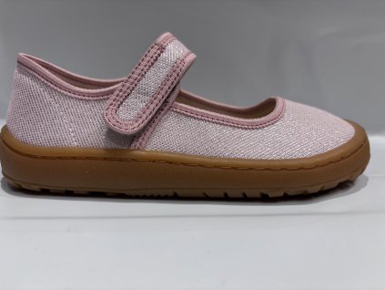 Plátěnky barefoot Froddo Balletty G1700437 Pink Shine
