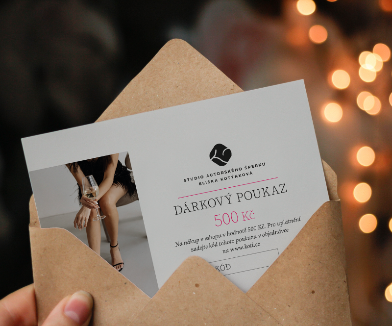Dárkový poukaz 500