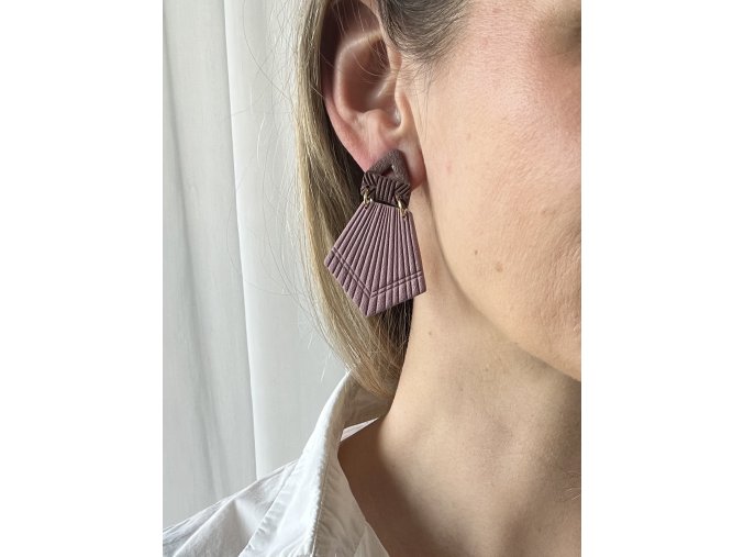 Visací náušnice MACRAMÉ II