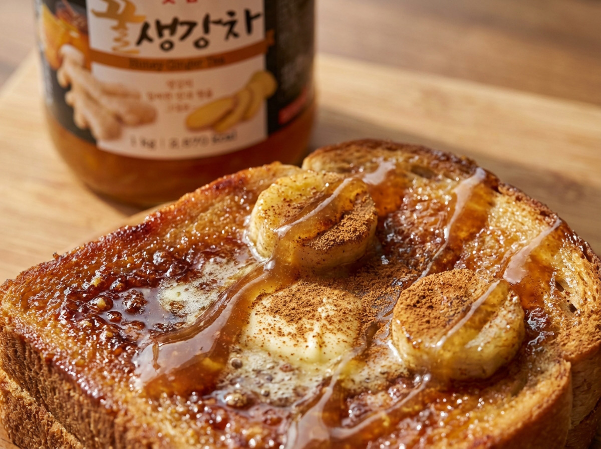 Zázvorový recept: Ginger Butter Toast (Zázvorový máslový toast s Kotsam)