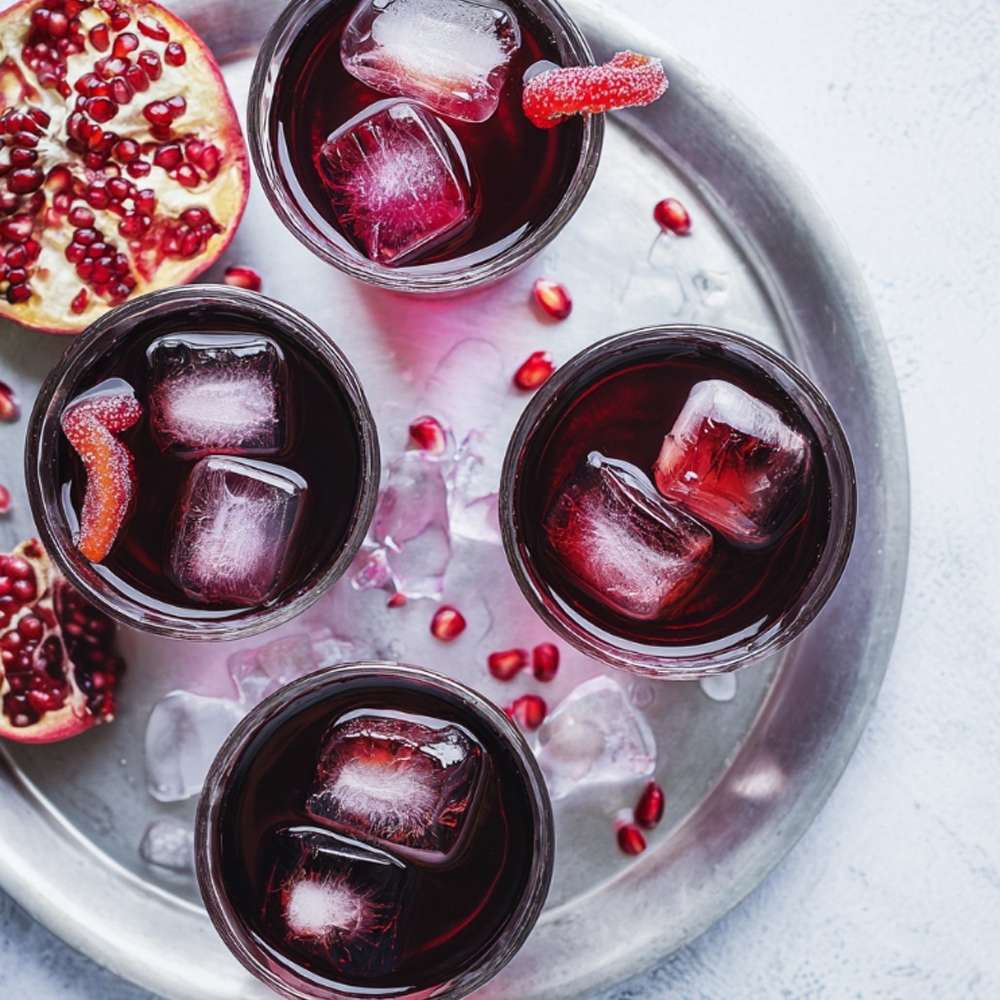 Granátové jablko recept: Granátové Jablečné Čarodějnické Punch