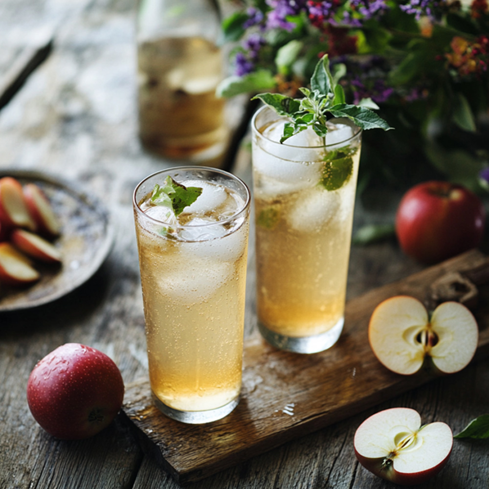 Jablečný recept: K-Apfelschorle – jablečný spritz KOTSAM