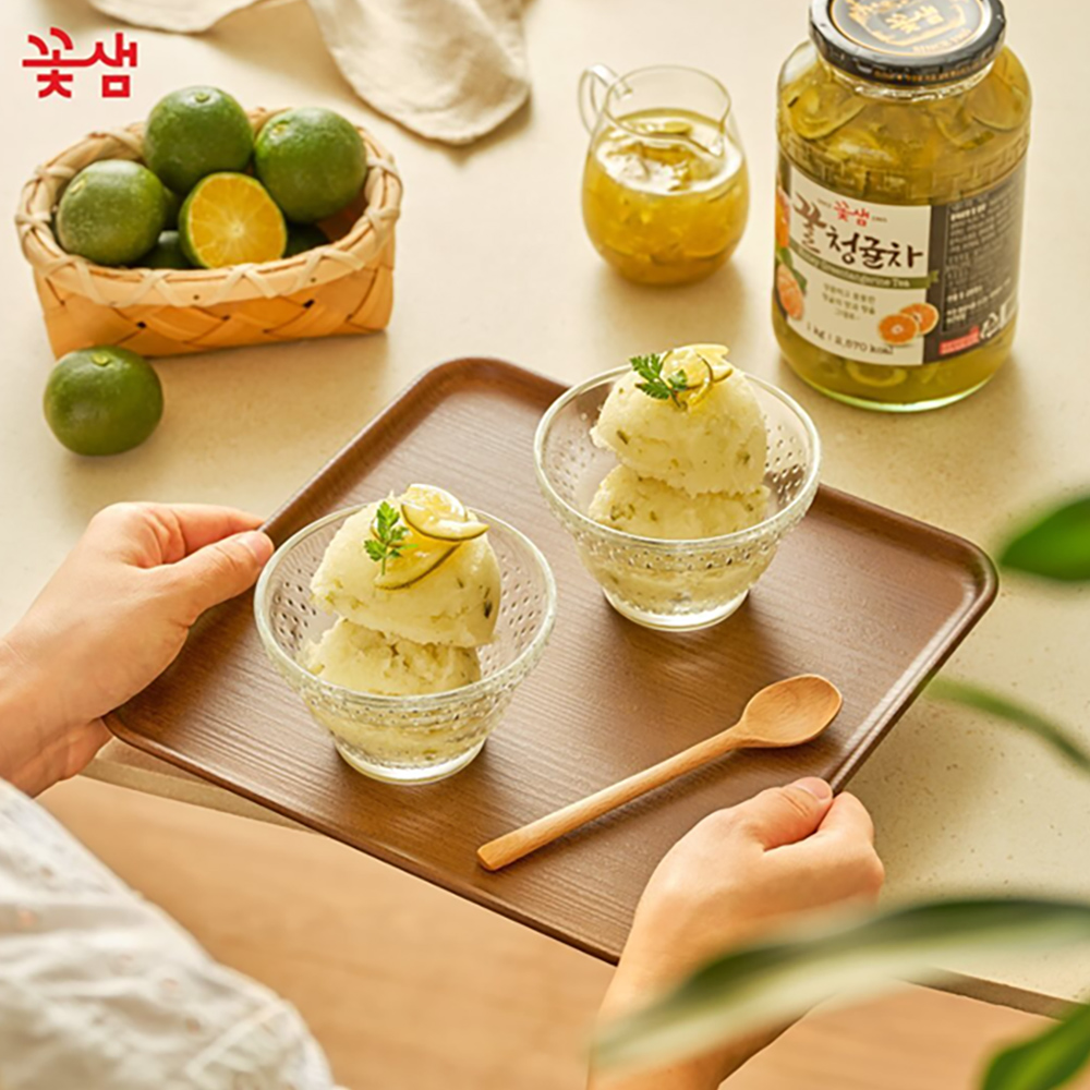 Sorbet ze zelených mandarinek (Kotsam Green Mandarin Sorbet)