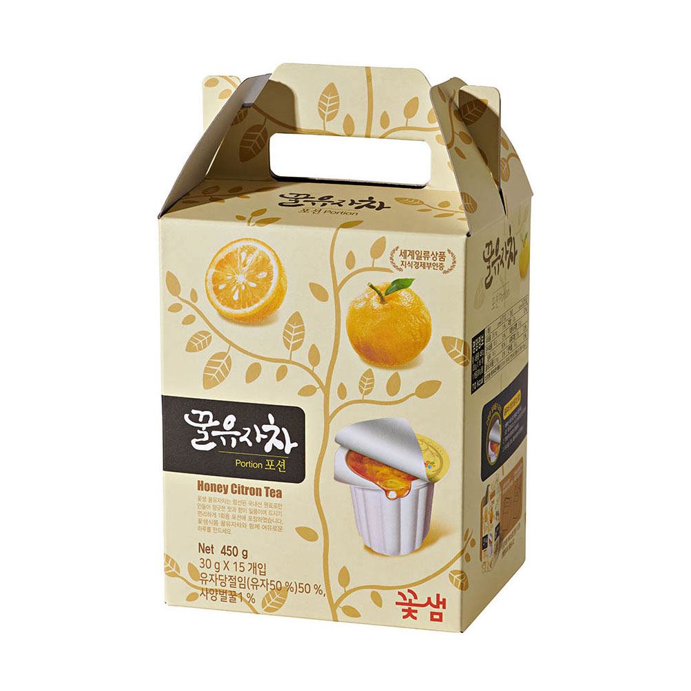 Jak pít Yuzu Tea by Kotsam 450g(30gx15) balení po jedné porci