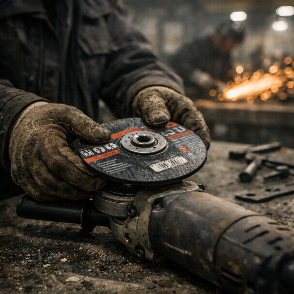 Výmena kotúča – pripravené na prácu