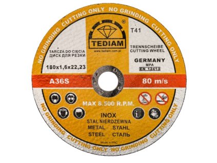 TEDIAM rezny kotuc 180 mm x 1,6
