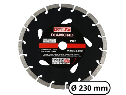 rezny kotuc power at pr5 230 mm