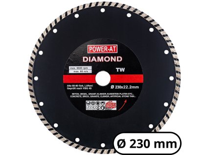 rezny kotuc power at turbo tw 230 mm