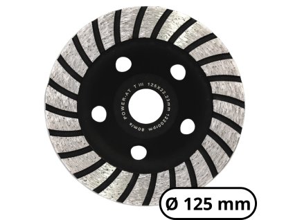 brusny kotuc power at turbo kotuc 125 mm diamantovy