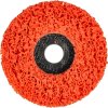 Brúsny kotúč na hrdzu a starú farbu s netkanou textíliou 125 mm ČERVENÝ EXTRA TVRDÝ