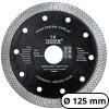 Diamantový rezný kotúč TEDIAM® TX 125 × 22,23 × 10 × 1,4 mm – na gres, granit, mramor, kameninu a keramiku