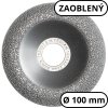 Diamantový brúsny kotúč TEDIAM oblý gr 50 100 mm