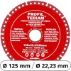 Diamantový kotúč na rezanie profilov TEDIAM MULTI kov, kameň, sklo, drevo Ø 125 mm