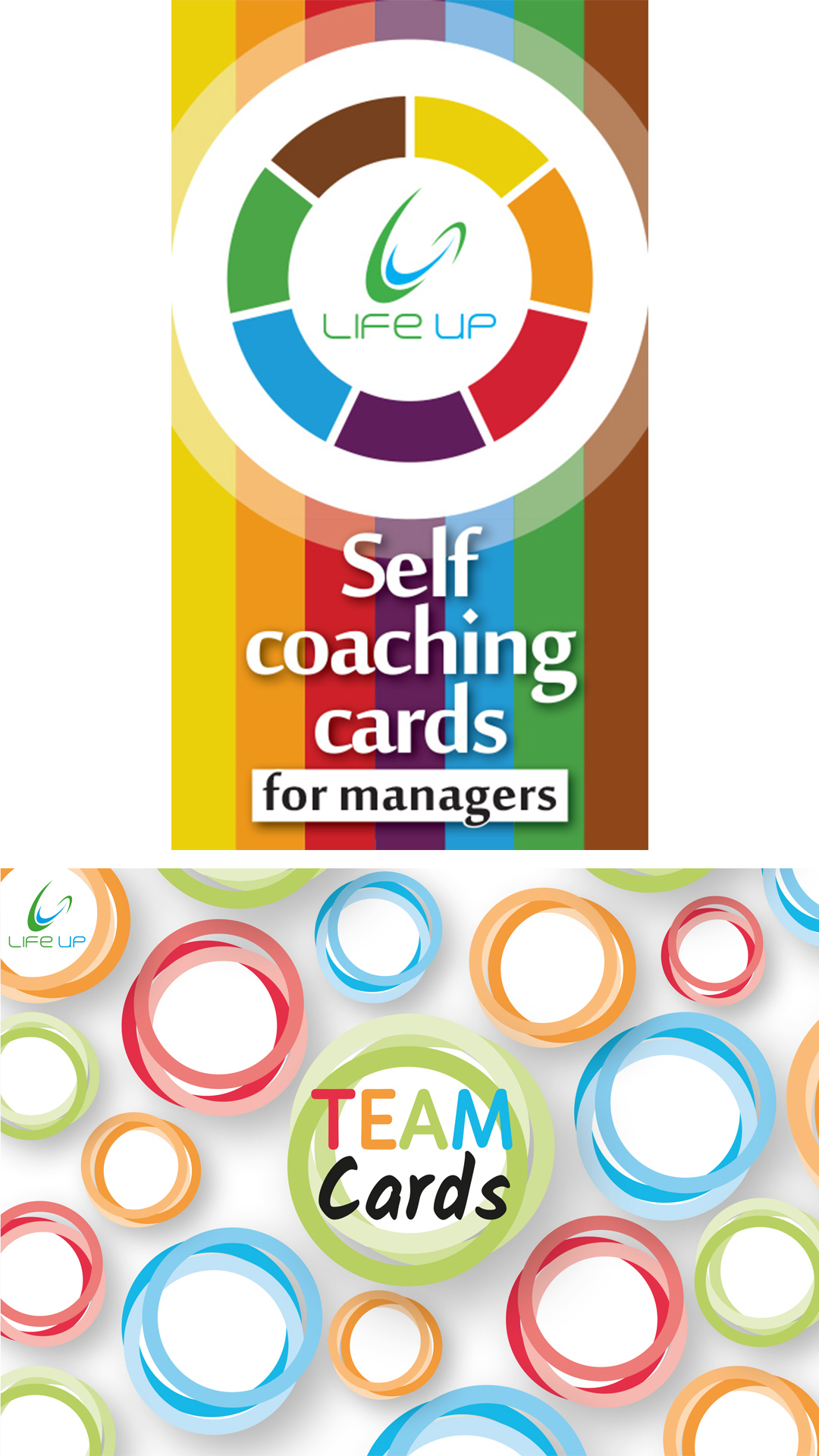 Bundle Self-coaching cards for managers + TEAM Cards - English version - 10% OFF