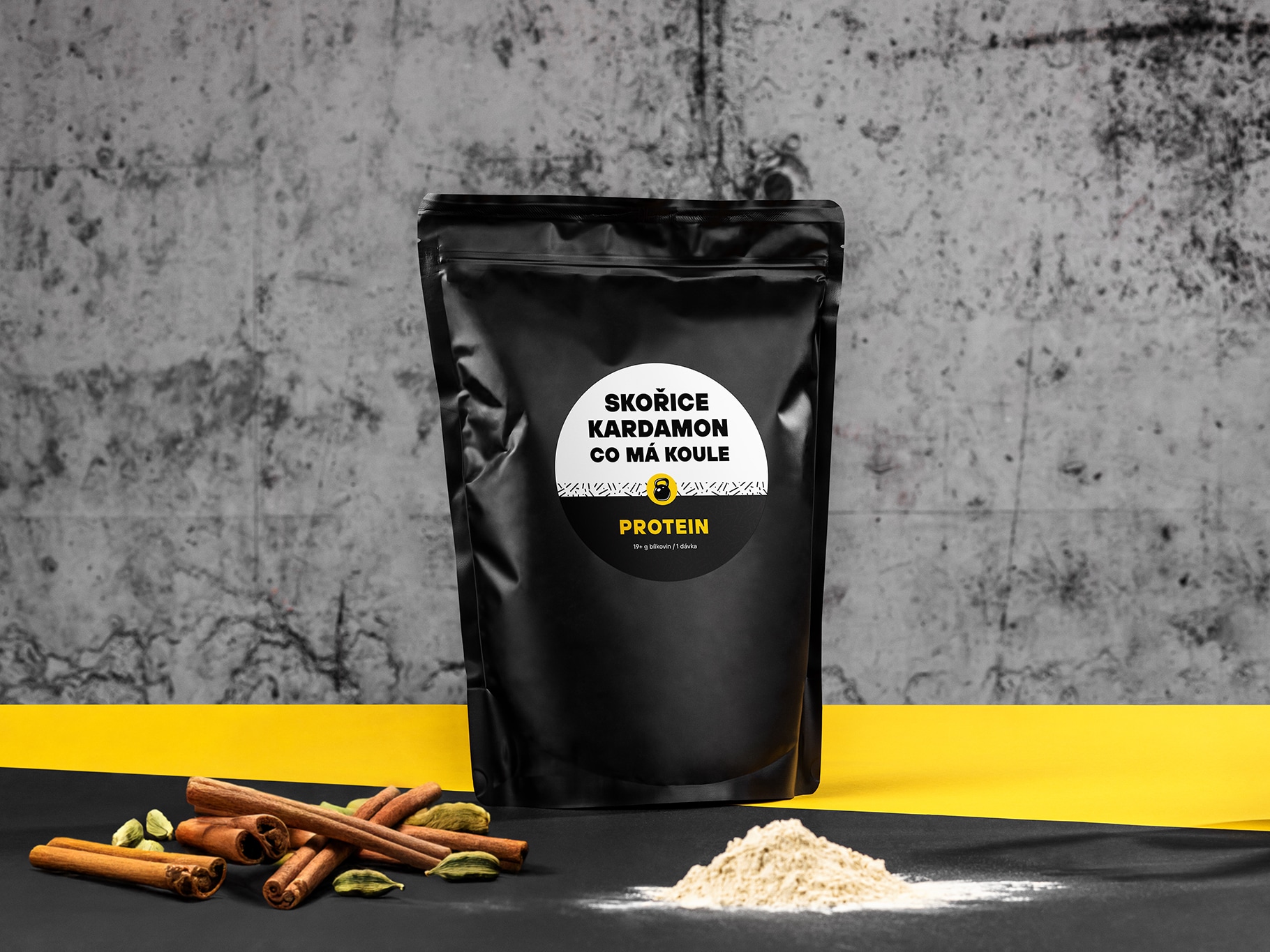 Železná koule Protein Skořice Kardamon Balení: 1 kg