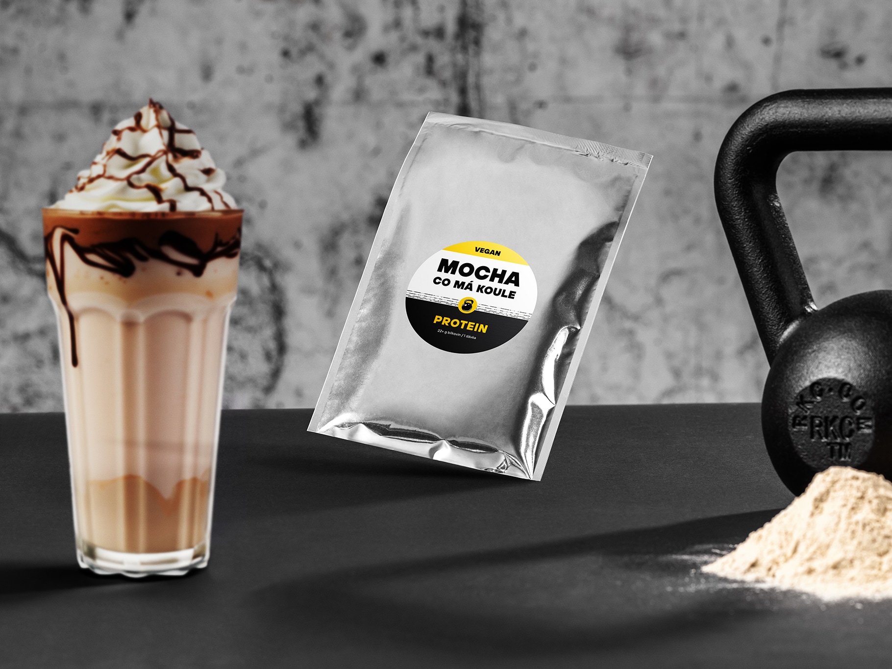 Železná koule VEGAN Protein Mocha Balení: 30 g